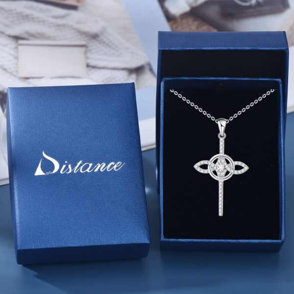 Celtic Necklace Sterling Silver Celtic Knot Necklace for Irish Viking Heart/Cross/Rose/Infinity/Trinity/Dara Knot Celtic Jewelry Memorial Gift - Image 5