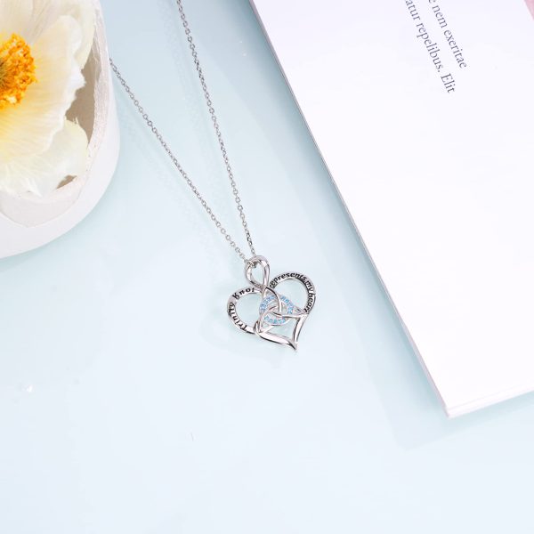 Celtic Necklace Sterling Silver Celtic Knot Necklace for Irish Viking Heart/Cross/Rose/Infinity/Trinity/Dara Knot Celtic Jewelry Memorial Gift - Image 4