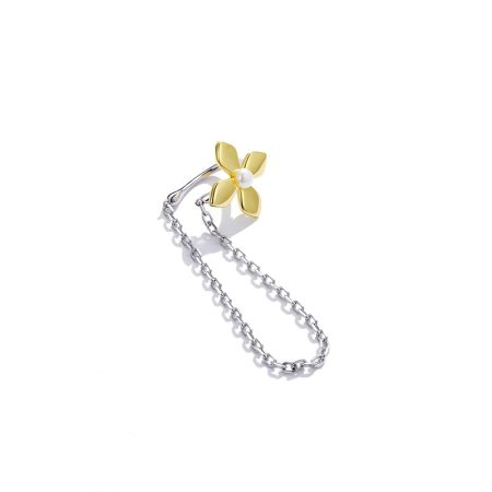 Flower Ear Cuff Earrings Clip - Image 5