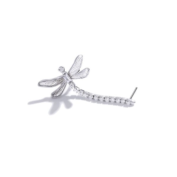 Dragonfly Ear Climber Earrings - Image 5