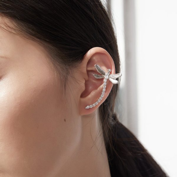 Dragonfly Ear Climber Earrings - Image 6
