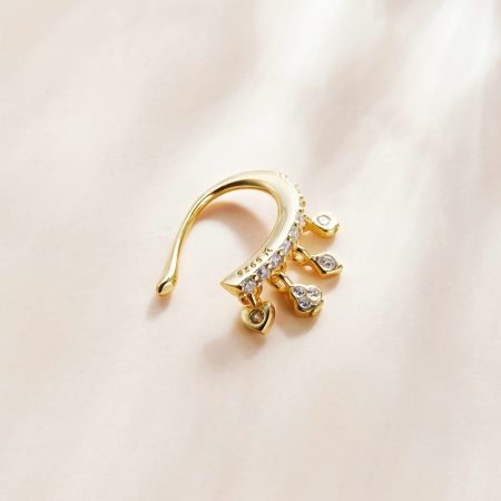 Dangle Helix Ear Cuff Earrings - Image 4