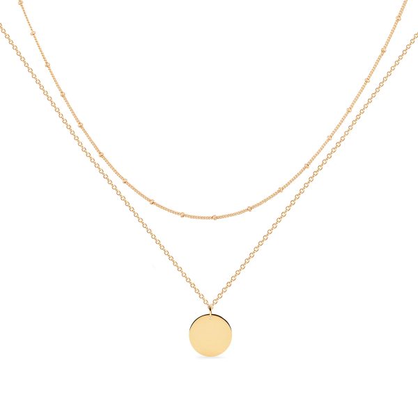 Heart Dainty Gold Choker Arrow Bar Layering Long Necklace