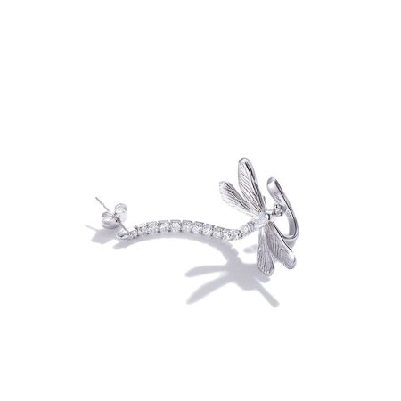 Dragonfly Ear Climber Earrings - Image 4