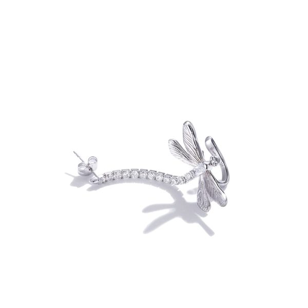 Dragonfly Ear Climber Earrings - Image 4