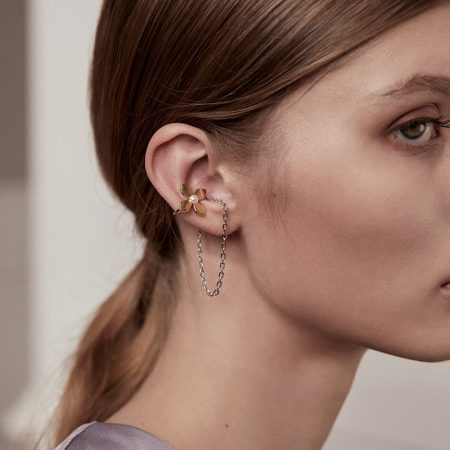 Flower Ear Cuff Earrings Clip - Image 3