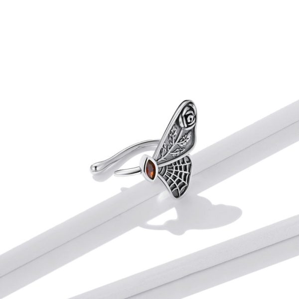 Vintage Ear Cuff Butterfly Earrings - Image 3
