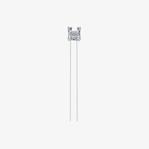 Single Long Ear Cuffs Silver
